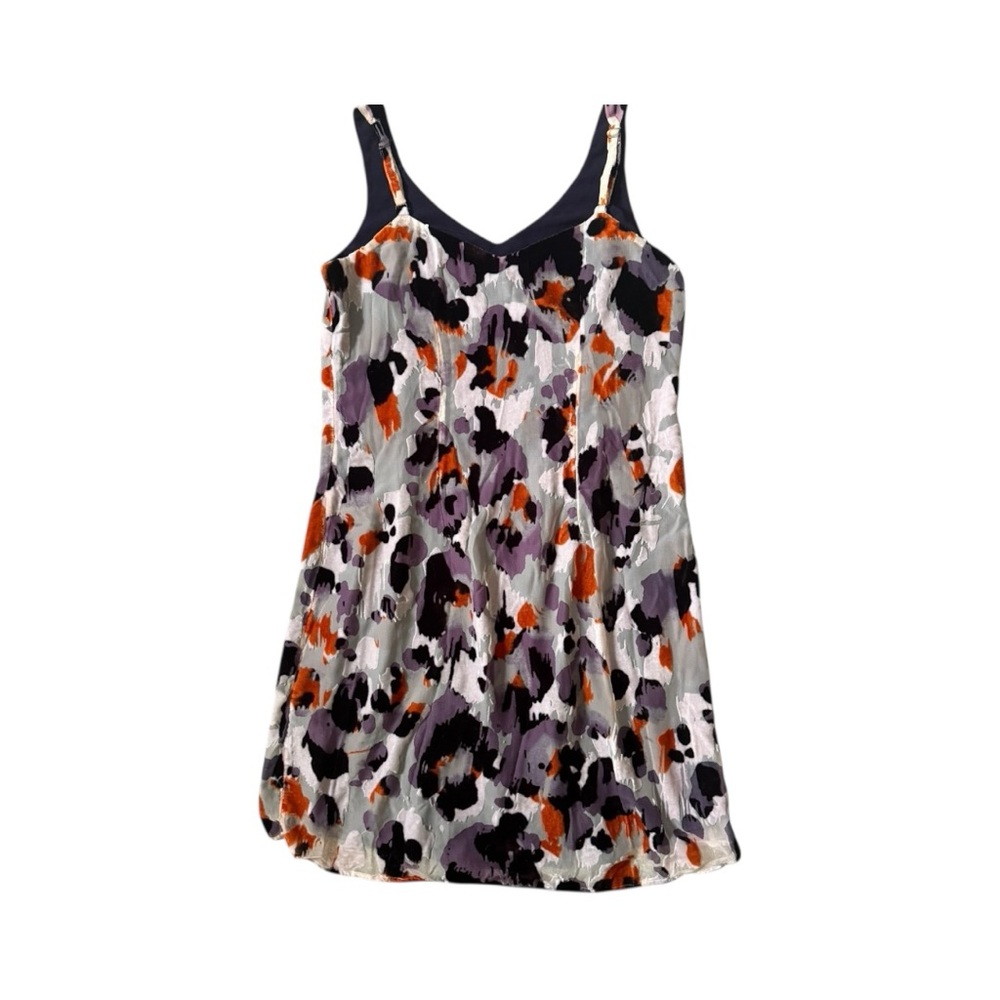 CAbi Velvet Burnout Leopard Animal Print Mini Dress Size Small - Picture 3 of 9